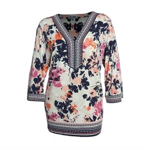 Embellished Top 3/4 Sleeve